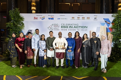 Four awards won by MM Century at the Star ESG Positive Impact Awards; three Gold and one Silver.