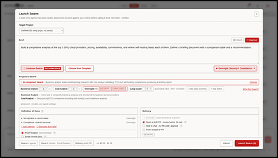 A Process That Does Not Skip the Hard Parts. Define how work gets done once, then reuse it. Every build moves through the same stages, so security review, architecture, and documentation happen every time, not just when someone remembers.