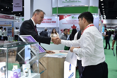 Growing presence of international exhibiting companies, country pavilions and trade visitors at Vitafoods Asia Growing presence of international exhibiting companies, country pavilions and trade visitors at Vitafoods Asia