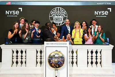 Winners Circle Project at the NYSE on August 3.