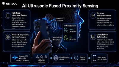 UNISOC AI Ultrasonic Fused Proximity Sensing