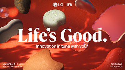 LG Electronics invites consumers from around the world to visit its exhibition at IFA 2026.
