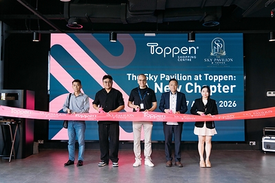 Officiate the unveiling of the enhanced The Sky Pavilion Toppen, marking a new chapter for the versatile event venue and its expanded event offerings.