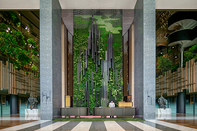 Green Wall at PARKROYAL COLLECTION Marina Bay, Singapore