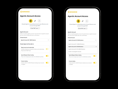 User-controlled permissions determine the Binance data and trading capabilities available to an AI agent. Binance can monitor resulting trading activity, including orders, but not the agent’s broader workflow or reasoning, which runs within the user’s selected AI application.