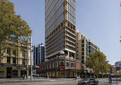 Radisson RED Sydney _ exterior render 