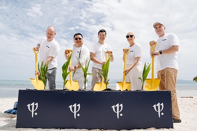 (Left to Right) Jason Dunn, Managing Director CIO, Central Capital Group; Andrew Xu, Deputy CEO & Chief Growth Officer, Club Med; Phoom Chirathivat, Managing Partner, Co-founder Central Capital Group; Rachael Harding, CEO, Southeast Asia and Pacific, Club Med; Charles Rubin, Managing Director IR, GC and Risk, Central Capital Group.
