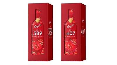 Bin 389 Cabernet Sauvignon Shiraz and Bin 407 Cabernet Sauvignon Limited-Edition Design 