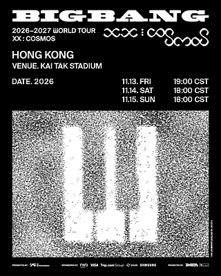 BIGBANG 2026-2027 WORLD TOUR < XX: COSMOS > IN HONG KONG