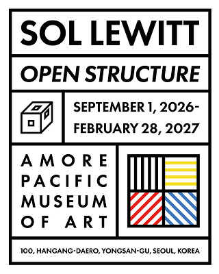 Amorepacific Museum of Art ‘Sol LeWitt: Open Structure’ Exhibition Poster