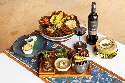 A beautifully curated Indonesian dining experience, showcasing the vibrant flavours of Bejana by Petty Elliott alongside Bali’s distinctive Sababay wines.