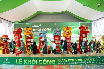 The groundbreaking ceremony for “KCN Song Than 3” marks the next step in KCN Vietnam’s strategy to expand its industrial infrastructure network across Vietnam’s key manufacturing hubs.