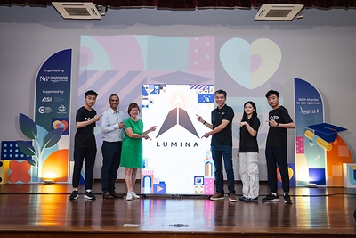 Photo: Lumina was launched at the NYP X Kampong Glam Community Day on Saturday, 19 Sep