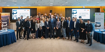 Citi leaders with the Citi x Mastercard AI Digital Safari participants. 