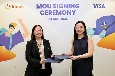 Left to right: Sarah Wan, General Manager for Singapore, Indonesia, Malaysia and Thailand, Klook and Gladys Chan, Head of Marketing, Regional Southeast Asia, Visa