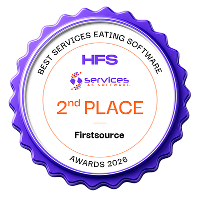 Firstsource Recognized Among the Best in ‘Services Eating Software’ at the 2026 HFS SaS Awards