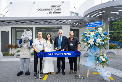 The Grand Opening welcomed representatives from ISHCMC, Global Cafe, The Brand Promise and project partners.