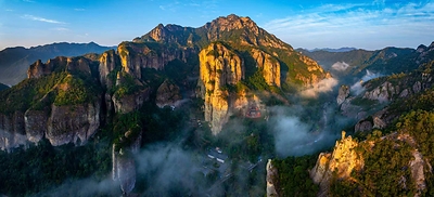 The photo shows the scenery of Yandangshan, a national 5A‑level tourist attraction and a UNESCO Global Geopark in east China. The photo shows the scenery of Yandangshan, a national 5A‑level tourist attraction and a UNESCO Global Geopark in east China.
