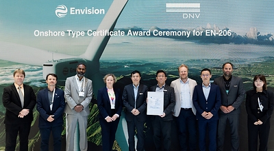 DNV Onshore Type Certification Ceremony for EN-206