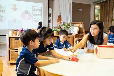 In KG, thoughtful teacher guidance turns hands-on exploration into an early foundation for curiosity and confidence.