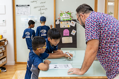 At ISHCMC, flexible learning spaces are thoughtfully designed for teachers to shape meaningful collaboration and deeper engagement.