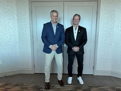 From L to R: Peter B Settel, President and CEO, Bold Penguin and Rob Schimek, Group Chief Executive Officer, bolttech.