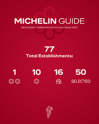 MICHELIN Guide Restaurant Ceremony South Australia 2027.