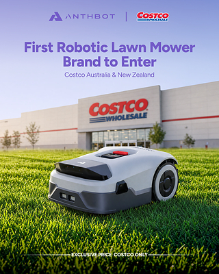 ANTHBOT is the first robotic lawn mower brand to enter Costco in Australia and New Zealand