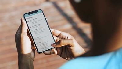 A care manager using Esteem AI on his mobile phone to manage care. PHOTO: HOMAGE