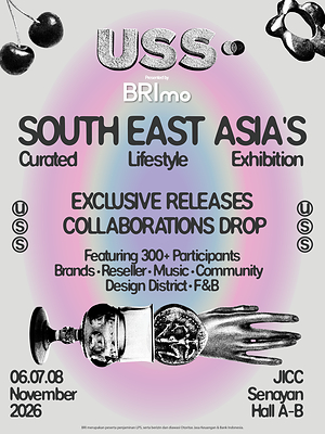 USS returns November 6–8 at JICC Senayan Hall A–B, Jakarta, bringing together more than 300 participants from Indonesia, across Southeast Asia, and beyond. The three-day event will feature exclusive releases, collaborative drops, and a diverse lineup of brands and experiences, highlighting the region’s dynamic streetwear, fashion, and creative culture.