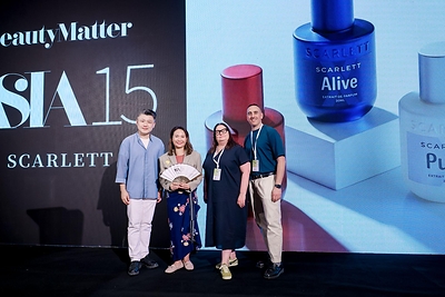 Represented by Chief Marketing Officer Fiona Anjani in Shanghai, Scarlett proudly accepts its spot as the sole Indonesian brand featured in BeautyMatter ASIA15 2026