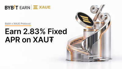 Bybit Partners with XAUE Protocol to Offer 2.83% Fixed APR on XAUT Savings Bybit Partners with XAUE Protocol to Offer 2.83% Fixed APR on XAUT Savings