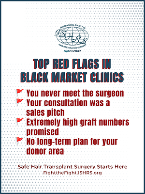 The ISHRS has created free resources for patients to make the right choice when seeking a hair transplant surgeon. 