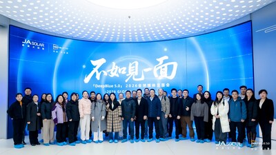 Global Media Spotlight JA Solars DeepBlue 5.0 Redefining the Future of High Value Solar (PRNewsfoto/JA Solar Technology Co., Ltd.)