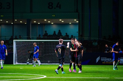 Phygital Football Athletes playing on the physical side