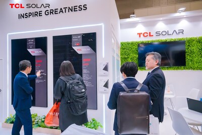 TCL Solar showcased its core product offering at PV EXPO 2026 in Japan. (PRNewsfoto/TCL Solar)