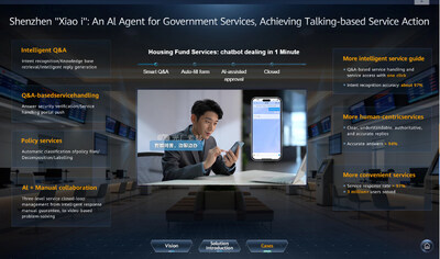 A look at how Shenzhen's AI chatbot supports citizen outcomes (PRNewsfoto/SmartCitiesWorld)