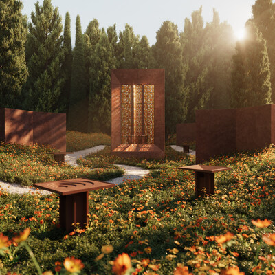 Render of The Flamingo Estate Bathhouse by Kohler 