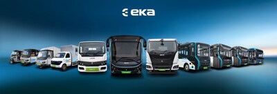 EKA Mobilityの電動商用車ラインアップ（eBus、eTrucks、eSCV）