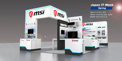 MSI Showcases Comprehensive AI and Enterprise Solutions at Japan IT Week Spring 2026 (PRNewsfoto/MSI)