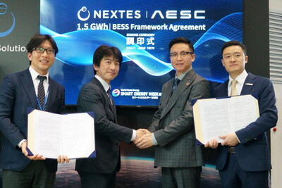 AESC and NEXTES Sign 1.5 GWh Strategic Supply Agreement (PRNewsfoto/AESC)