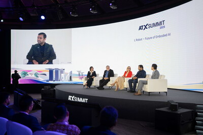 A panel session at ATxSummit 2025 (PRNewsfoto/Infocomm Media Development Authority of Singapore)