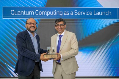 Aramco Executive Vice President of Technology and Innovation, Ahmad O. Al Khowaiter and Pasqal CEO, Wasiq Bokhari, at the launch of Saudi Arabia’s first Quantum Computer and the Middle East’s first commercial Quantum Computing as a Service (QCaaS) platform Aramco Executive Vice President of Technology and Innovation, Ahmad O. Al Khowaiter and Pasqal CEO, Wasiq Bokhari, at the launch of Saudi Arabia’s first Quantum Computer and the Middle East’s first commercial Quantum Computing as a Service (QCaaS) platform