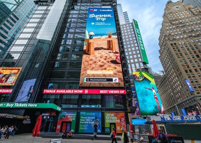 Tribesigns x Tiktok Debut on Times Square Billboard