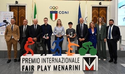 Press conference presenting the 30th Fair Play Menarini International Award