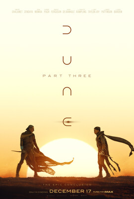 Legendary Entertainment and Warner Bros. Pictures Unveil Dune: Part Three Trailer and Behind-the-Scenes Images Showcasing Abu Dhabi as Arrakis (PRNewsfoto/Abu Dhabi Film Commission (ADFC))