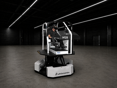Loft Dynamics H125 VR Simulator