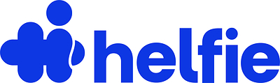 Helfie - blue logo 