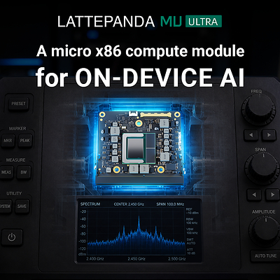 LattePanda Mu Ultra：オンデバイスAI向けマイクロx86コンピューティングモジュール