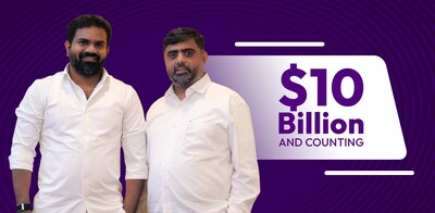 EFICYENT最高経営責任者（CEO）のBala　Subramanyam　Kと、EFICYENT最高技術責任者（CTO）兼取締役のAravinth　Ramesh